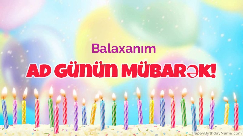 Balaxanım üçün Funny Happy Birthday kartları Balaxanım üçün Funny Happy Birthday kartları