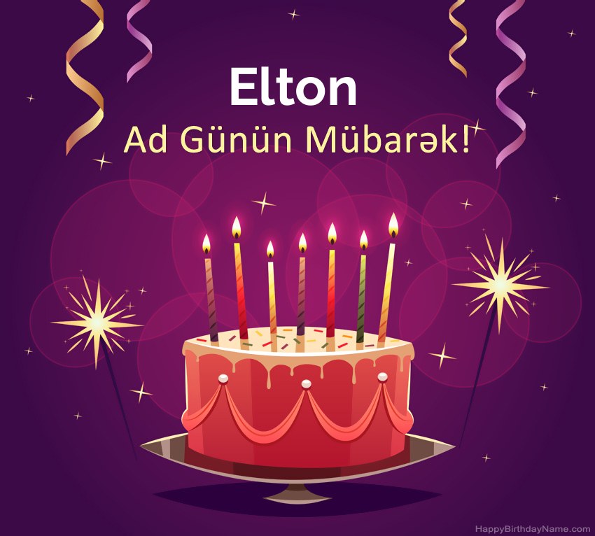 Müqəddəs Doğum Elton şəkilləri üçün əyləncəli təbriklər