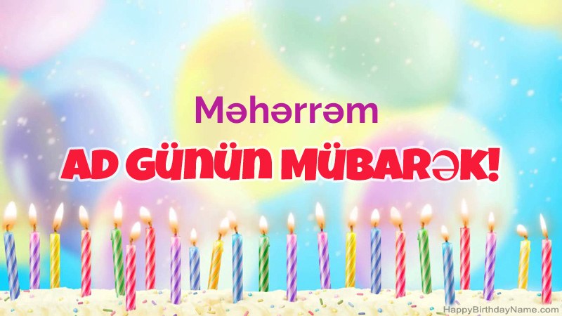 Məhərrəm üçün Funny Happy Birthday kartları Məhərrəm üçün Funny Happy Birthday kartları