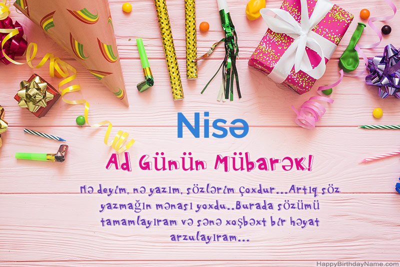 Müqəddəs Doğum günü kartı Nisə pulsuz yükləyin