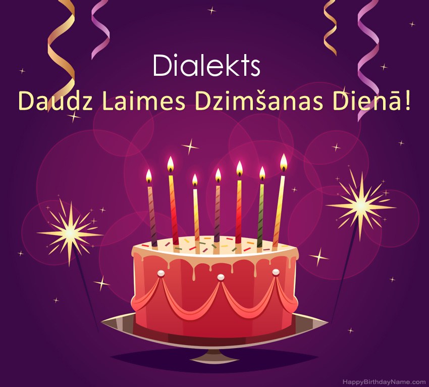 Smieklīgi sveicieni ar laimīgas dzimšanas dienas Dialekts attēliem