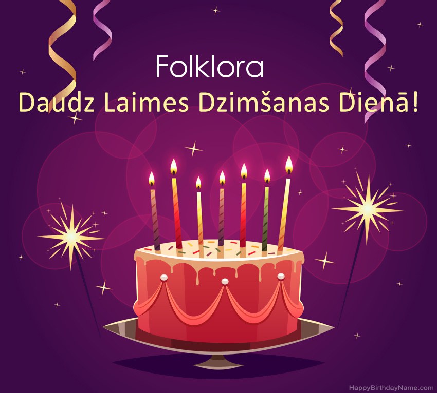 Smieklīgi sveicieni ar laimīgas dzimšanas dienas Folklora attēliem