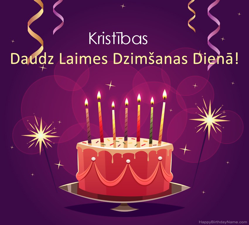 Smieklīgi sveicieni ar laimīgas dzimšanas dienas Kristības attēliem