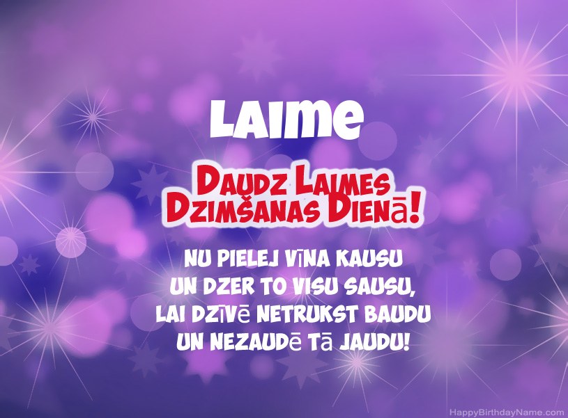 Skaistas bildes Laime laimīgai dzimšanas dienai