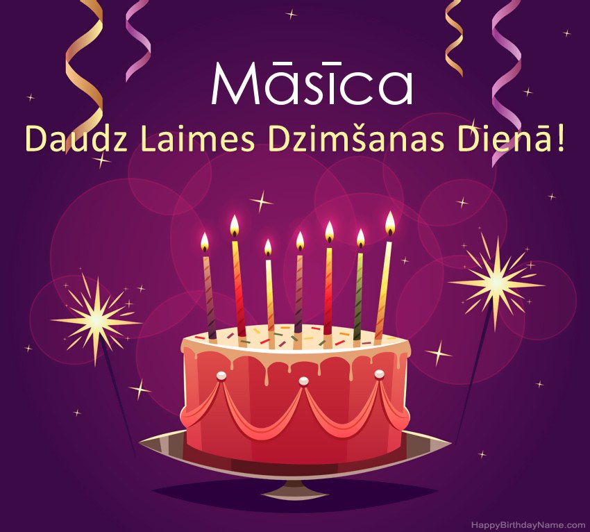Smieklīgi sveicieni ar laimīgas dzimšanas dienas Māsīca attēliem