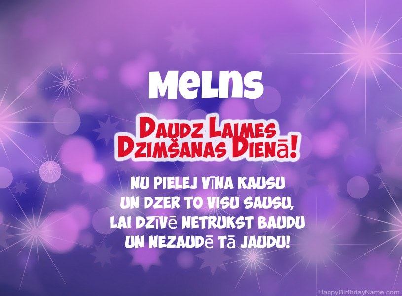 Skaistas bildes Melns laimīgai dzimšanas dienai