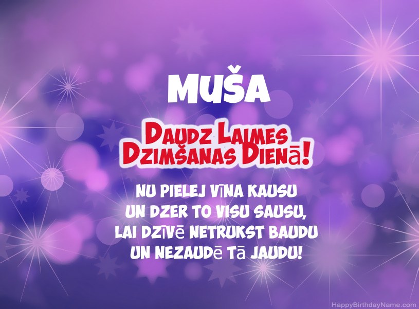 Skaistas bildes Muša laimīgai dzimšanas dienai