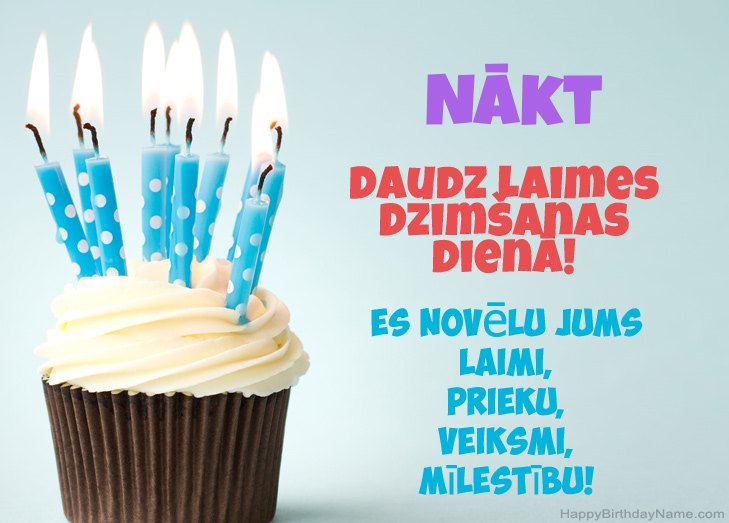 Apsveicam ar Nākt dzimšanas dienā