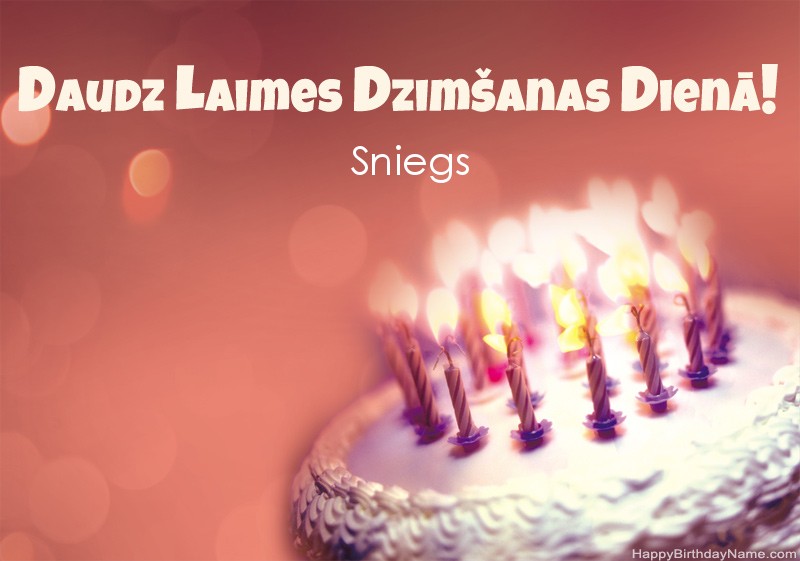 Daudz laimes dzimšanas dienā Sniegs bildes