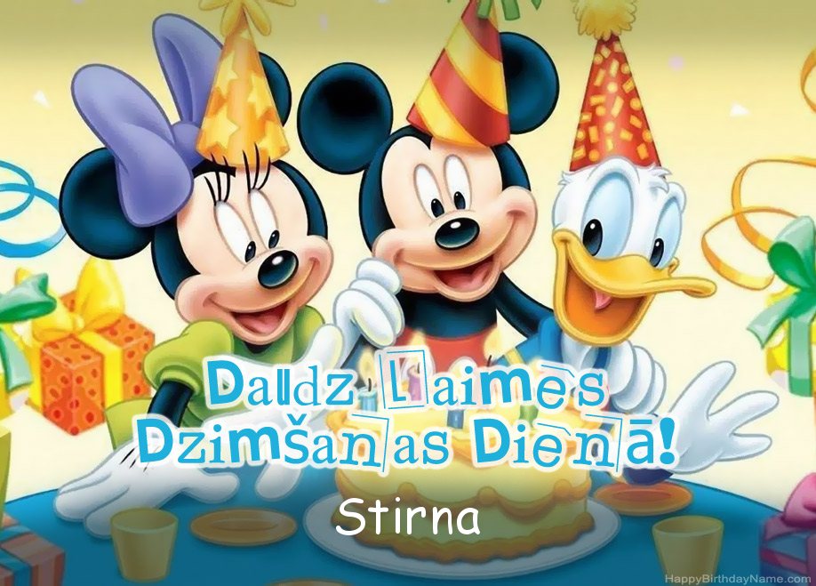 Bērnu dzimšanas dienas apsveikumi uzņēmumam Stirna