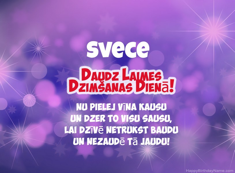 Skaistas bildes Svece laimīgai dzimšanas dienai