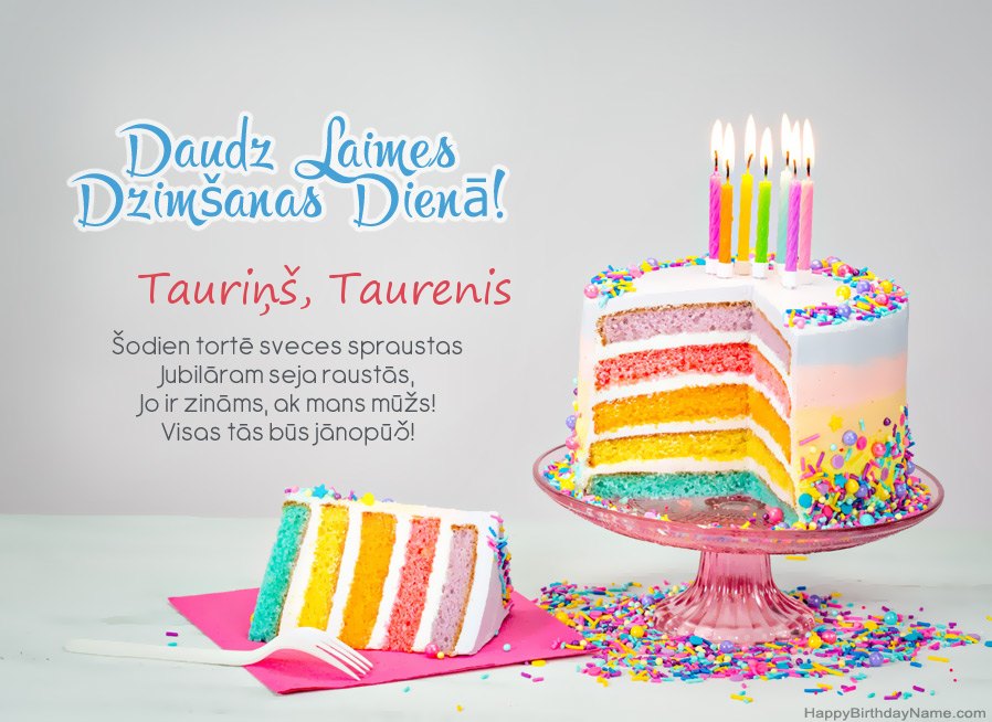 Novēl Tauriņš, Taurenis daudz laimes dzimšanas dienai