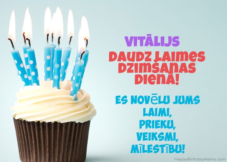 Apsveicam ar Vitālijs dzimšanas dienā