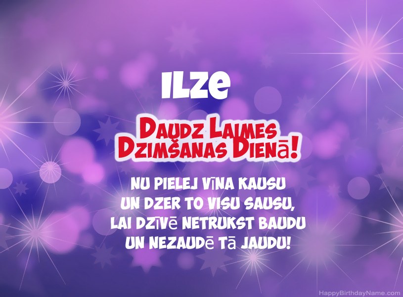 Skaistas bildes Ilze laimīgai dzimšanas dienai Skaistas bildes Ilze laimīgai dzimšanas dienai