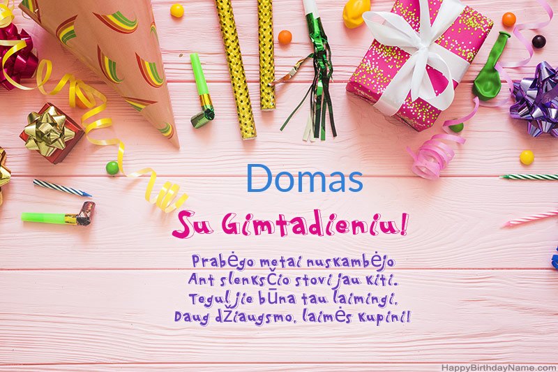 Atsisiųskite Su Gimtadieniu kortelę Domas nemokamai