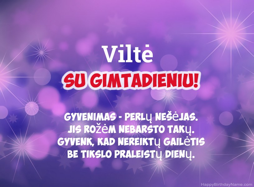 Gražios Viltė gimtadienio nuotraukos