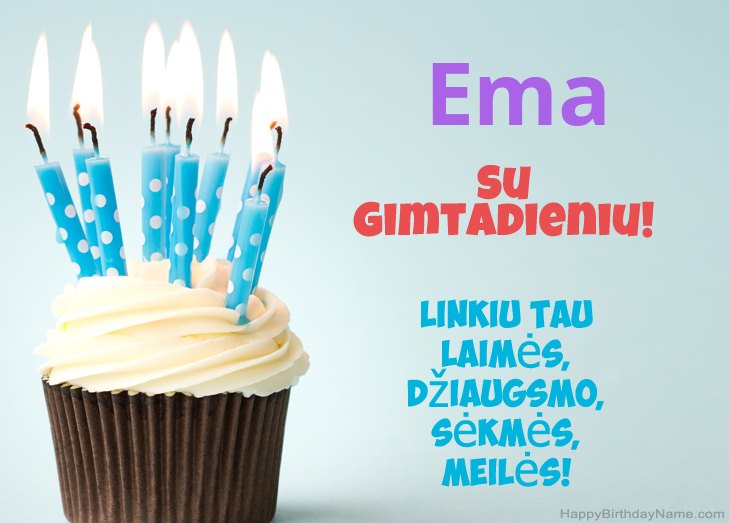 Ema su Ema su gimtadieniu Ema su Ema su gimtadieniu
