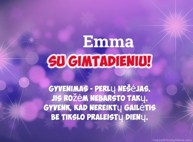 Gražios Emma gimtadienio nuotraukos Gražios Emma gimtadienio nuotraukos