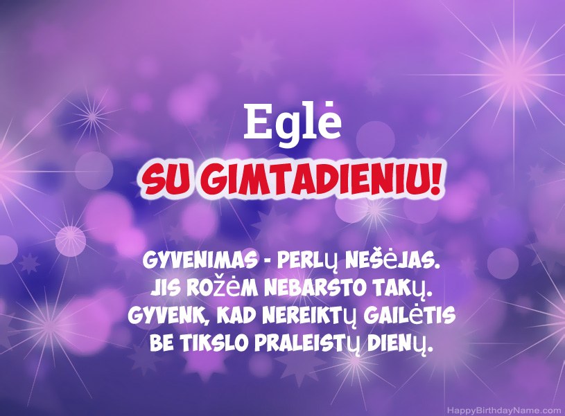 Gražios Eglė gimtadienio nuotraukos