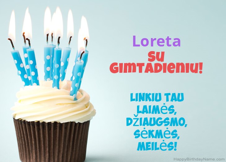 Loreta su Loreta su gimtadieniu