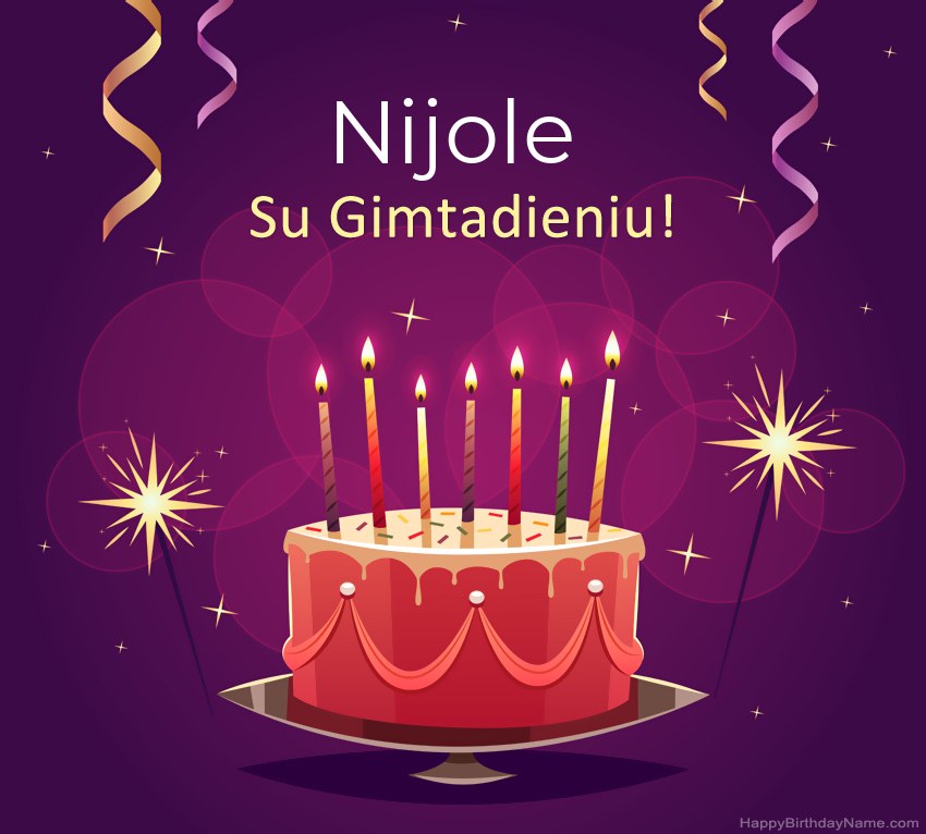Juokingi sveikinimai su Nijole gimtadienio proga Juokingi sveikinimai su Nijole gimtadienio proga