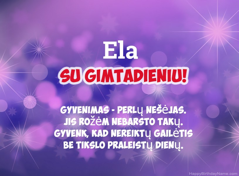 Gražios Ela gimtadienio nuotraukos Gražios Ela gimtadienio nuotraukos