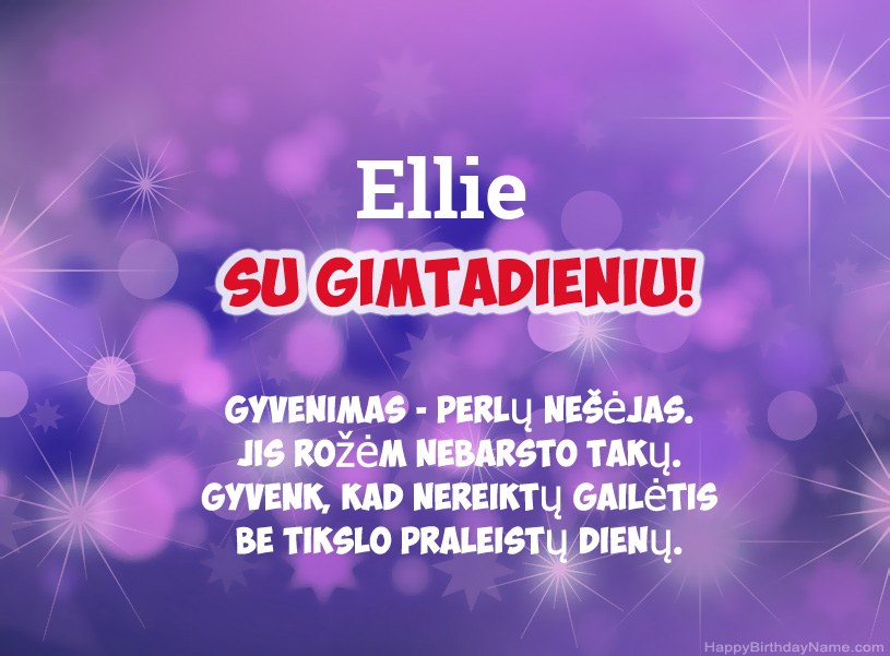 Gražios Ellie gimtadienio nuotraukos Gražios Ellie gimtadienio nuotraukos