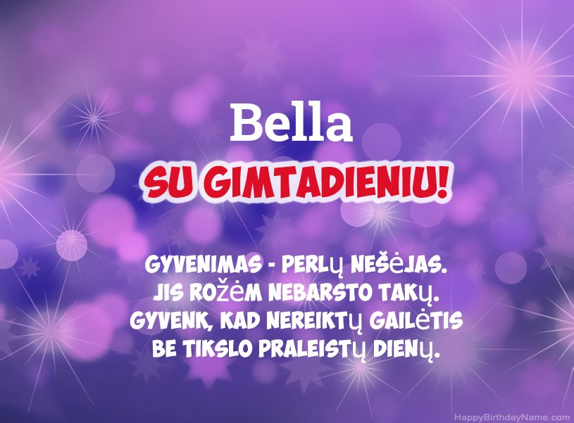 Gražios Bella gimtadienio nuotraukos Gražios Bella gimtadienio nuotraukos