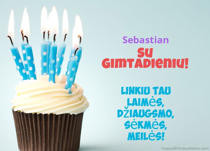 Sebastian su Sebastian su gimtadieniu Sebastian su Sebastian su gimtadieniu