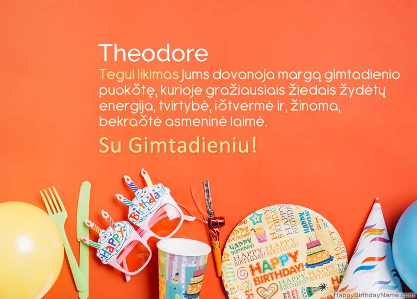 Theodore gimtadienio atvirukai Theodore gimtadienio atvirukai