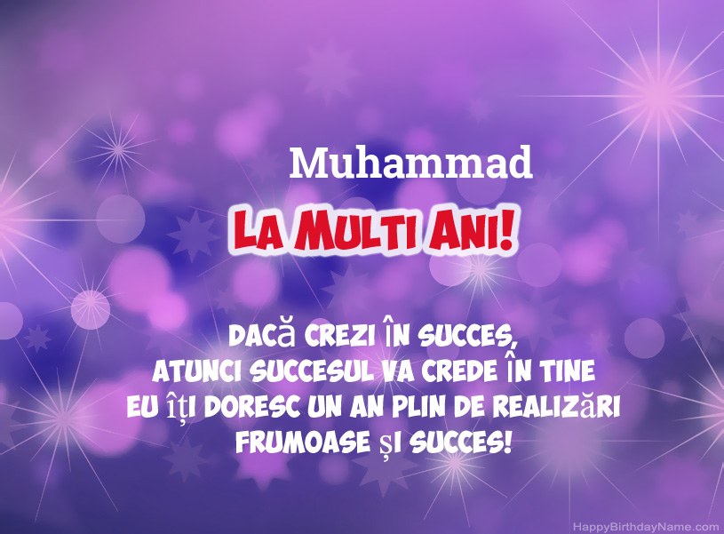 Imagini frumoase pentru mulți ani la Muhammad