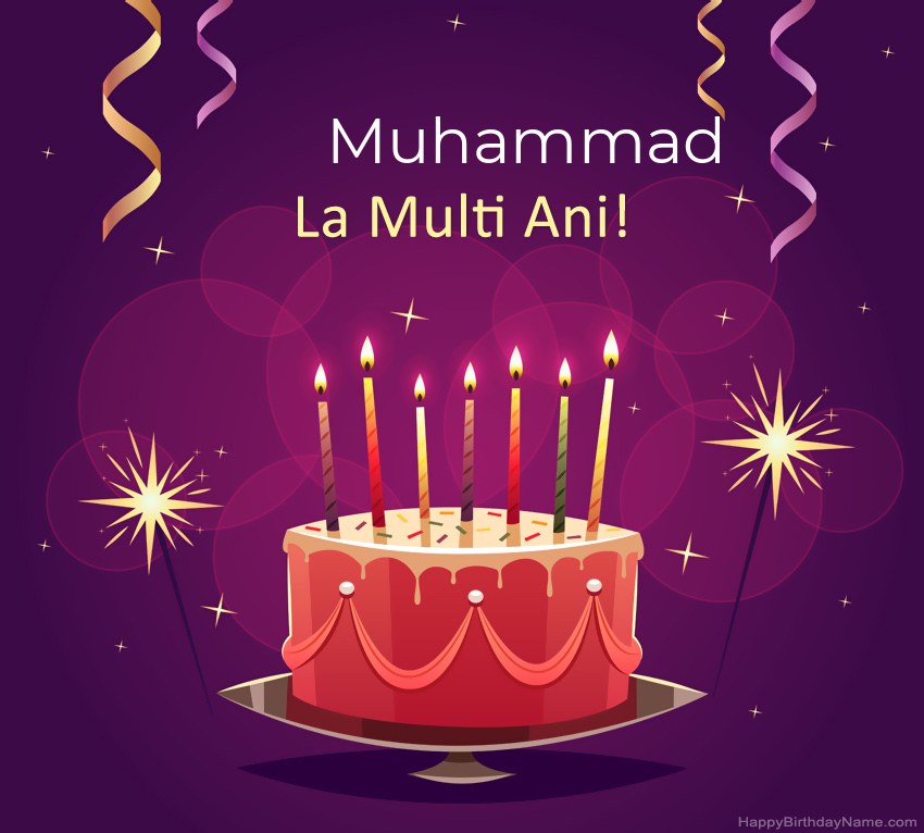 Felicitari haioase pentru pozele la multi ani Muhammad