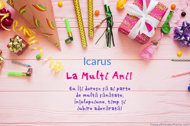 Descărcați gratuit cardul Happy Birthday Icarus