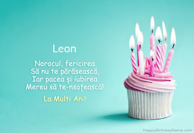 Descărcați imaginea pentru Leon La mulți ani