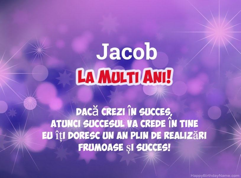 Imagini frumoase pentru mulți ani la Jacob Imagini frumoase pentru mulți ani la Jacob