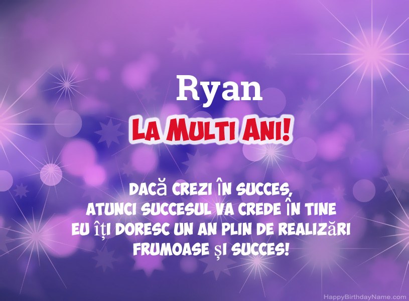 Imagini frumoase pentru mulți ani la Ryan Imagini frumoase pentru mulți ani la Ryan