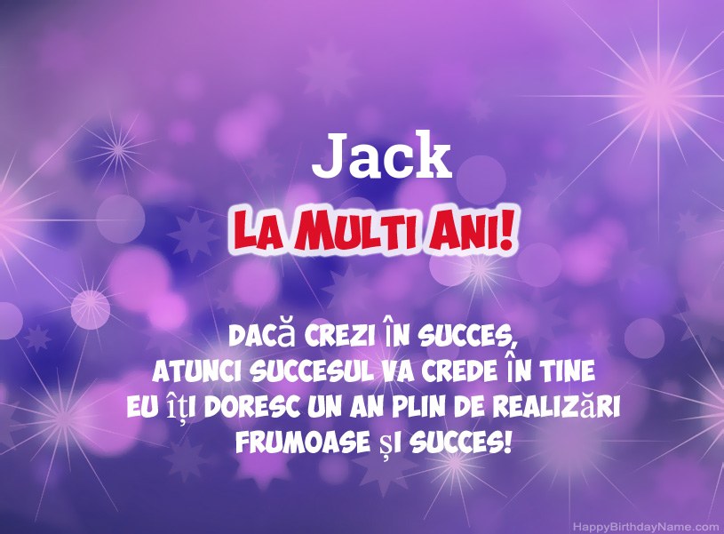 Imagini frumoase pentru mulți ani la Jack