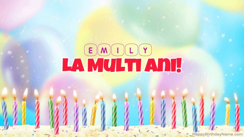 Cărți amuzante la mulți ani pentru Emily Cărți amuzante la mulți ani pentru Emily
