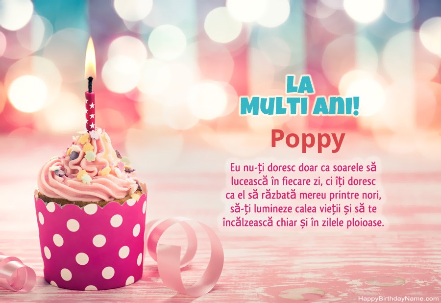 Descărcați gratuit cardul Happy Birthday Poppy