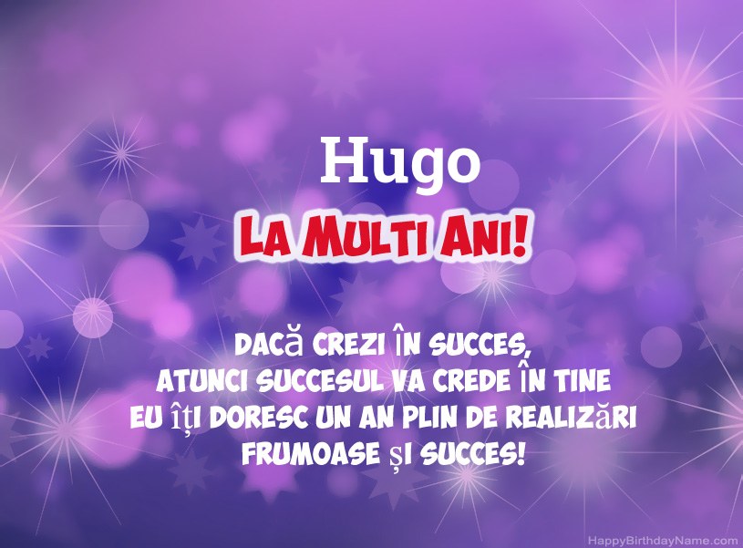 Imagini frumoase pentru mulți ani la Hugo Imagini frumoase pentru mulți ani la Hugo