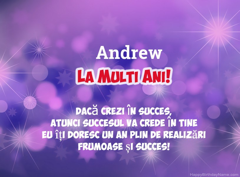 Imagini frumoase pentru mulți ani la Andrew Imagini frumoase pentru mulți ani la Andrew