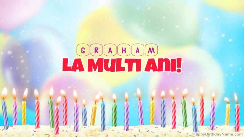 Cărți amuzante la mulți ani pentru Graham Cărți amuzante la mulți ani pentru Graham