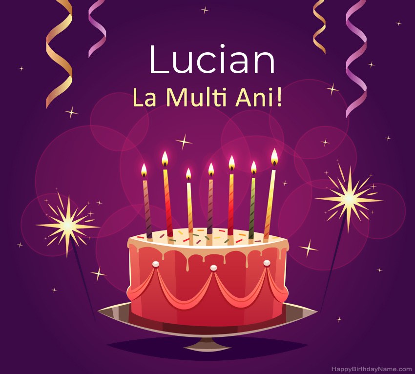 Felicitari haioase pentru pozele la multi ani Lucian