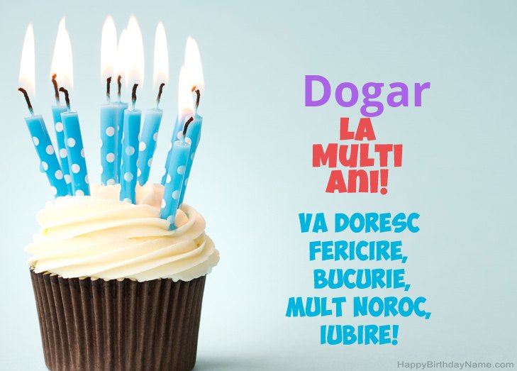 Felicitări pentru ziua de naștere a Dogar