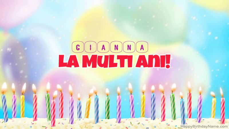 Cărți amuzante la mulți ani pentru Gianna