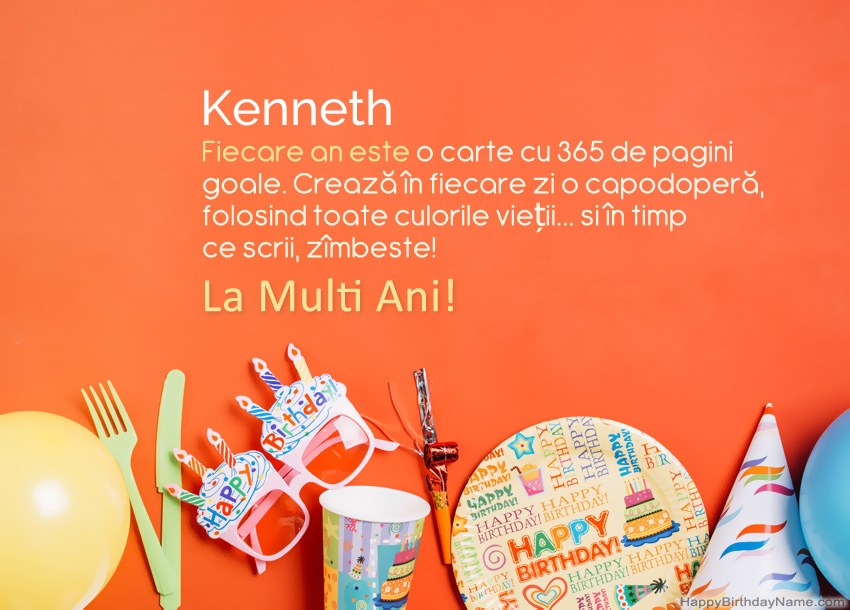 Felicitări la mulți ani pentru Kenneth Felicitări la mulți ani pentru Kenneth