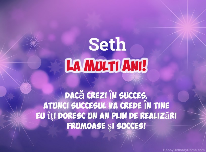 Imagini frumoase pentru mulți ani la Seth