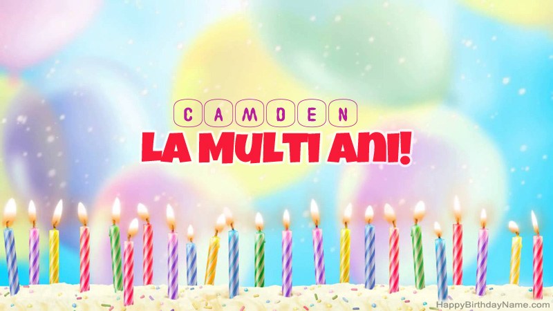Cărți amuzante la mulți ani pentru Camden