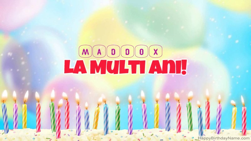 Cărți amuzante la mulți ani pentru Maddox Cărți amuzante la mulți ani pentru Maddox