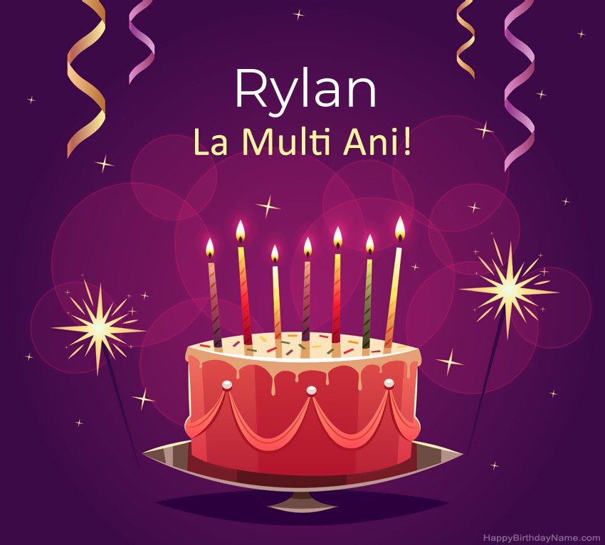 Felicitari haioase pentru pozele la multi ani Rylan